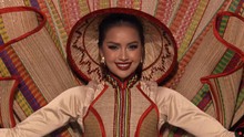 Ngọc Châu chính thức trình diễn Trang phục dân tộc "Chiếu Cà Mau" tại Miss Universe: Fan kỳ vọng có giải mang về