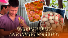 Vòng quanh chợ Phùng Hưng, tròn mắt với vô vàn món bánh truyền thống của người Hoa dịp Tết Nguyên đán