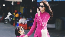 Con gái Đặng Thu Thảo siêu đáng yêu trong bộ áo dài Tết, một chi tiết khiến fan thốt lên "Hoa hậu tương lai là đây"