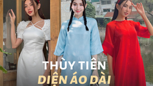 Mê mệt loạt áo dài Tết của Hoa hậu Thủy Tiên: toàn đồ local brand quen mặt, thiết kế điệu đà cứ diện là xinh