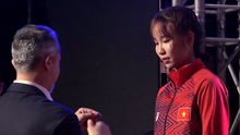 Nữ võ sĩ Nguyễn Thị Ngọc Trân để thua đáng tiếc trong trận chung kết boxing U22 châu Á