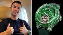 Choáng với đồng hồ 18 tỷ đồng của Cristiano Ronaldo