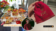 Sao Việt trong ngày Thần Tài 2023: Người tất bật chuẩn bị đồ lễ, người mua vàng 'xin vía' sung túc rủng rỉnh cả năm  