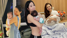 10 hot mom Việt sinh con năm 2022: Hạnh phúc vỡ oà giây phút con cất tiếng khóc chào đời