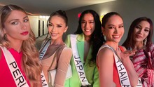 Ngọc Châu khoe visual phát sáng 'chặt chém' dàn đối thủ Miss Universe, để lộ 1 chi tiết khiến fan lo lắng