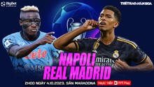Nhận định bóng đá Napoli vs Real Madrid (02h00 ngày 4/10), vòng bảng Cúp C1