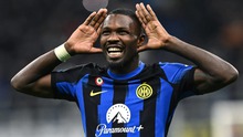 Inter trở lại ngôi đầu trong ngày Thuram 'hạ knock-out' Lukaku