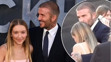 Cách David Beckham hôn con gái Harper gây phản ứng dữ dội