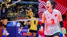 Thanh Thúy 'ghi điểm như máy', ĐT bóng chuyền nữ Việt Nam khiến Thái Lan choáng váng dù đã bỏ xa 5 điểm
