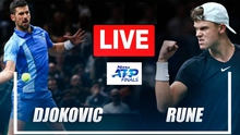 Link xem trực tiếp Djokovic vs Holger Rune (03h00, 13/11), vòng bảng ATP Finals 2023