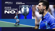 Novak Djokovic lần thứ 8 kết thúc năm ở ngôi số 1 ATP, xứng đáng là 'số một của số một'