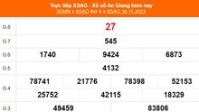 XSAG 16/11, kết quả xổ số An Giang hôm nay 16/11/2023, XSAG thứ Năm ngày 16 tháng 11