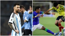 Vòng loại World Cup 2026 khu vực Nam Mỹ: Messi bất lực trong ngày cả Argentina Brazil đều bại trận