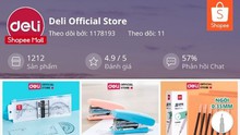 Văn Phòng Phẩm Deli Thương hiệu dẫn đầu trên sàn thương mại điện tử