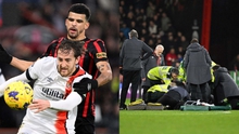 Cầu thủ Ngoại hạng Anh bất ngờ đổ gục xuống sân, trận đấu bị hủy, cựu sao MU cầu nguyện