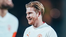 De Bruyne trở lại tập luyện, CĐV Man City hào hứng gọi tên huyền thoại sống