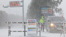 Hàn Quốc 'đóng băng' trong đợt sóng lạnh từ Bắc Cực