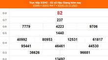 XSHG 23/12, kết quả xổ số Hậu Giang hôm nay 23/12/2023, KQXSHG ngày 23 tháng 12