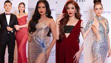 Thảm đỏ Chung kết Miss Charm 2023: Lan Khuê nổi bật bên dàn Hoa hậu quốc tế, vợ chồng Ngân Anh tình tứ 