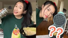 Cũng là giải cứu bánh chưng thừa sau Tết nhưng 'tiểu thư YouTuber' Jenny Huỳnh làm thì 'nó lạ lắm'