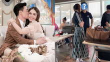 'Nữ hoàng showbiz Thái Lan' Chompoo Araya và Nott Visrut lộ diện sau ồn ào ngoại tình, biểu cảm của chồng tỷ phú gây bất ngờ