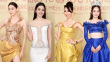 Vũ trụ mỹ nhân đổ bộ thảm đỏ: Dàn Hoa hậu 'gen Z' đọ sắc vóc, Lương Thùy Linh - Tiểu Vy nổi bật