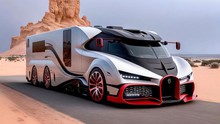 Trí tuệ nhân tạo thiết kế đủ loại xe Bugatti ngoài sức tưởng tượng: Cơ bắp, SUV, limousine và cả… xe tải