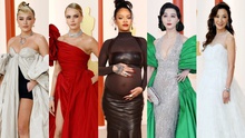 Siêu thảm đỏ Oscar 2023: Rihanna bụng bầu lớn 'chặt chém' Phạm Băng Băng, Cara Delevingne lộng lẫy, Dương Tử Quỳnh và tài tử gốc Á dẫn đầu dàn sao