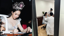 Rò rỉ hình ảnh hoa hậu Thanh Thủy ở thẩm mỹ viện, can thiệp dao kéo?