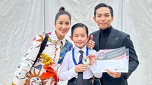Con trai Khánh Thi Phan Hiển giành giải nhất ngay lần đầu thi dancesport quốc tế