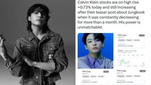 Cổ phiếu Calvin Klein tặng mạnh sau hợp tác với Jungkook BTS