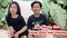 Con trai Khánh Thi - Phan Hiển hồn nhiên: "Lần này ba của Bi không được huy chương nên Bi cũng vui lắm"