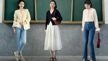 Cô giáo 9X gây sốt Weibo với style đi dạy: Cả tuần không trùng bộ nào, mặc đơn giản vẫn đẹp ngất ngây
