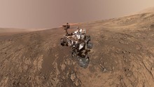 NASA: Xe tự hành Curiosity lần đầu chụp được ảnh tia Mặt Trời trên Sao Hỏa