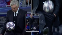 HLV Ancelotti khống chế bóng cực 'ngọt', fan Real khen đẳng cấp hơn cầu thủ