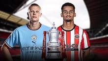 Xem trực tiếp Man City vs Sheffield, trực tiếp bóng đá FA Cup