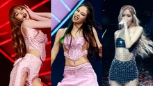 BLACKPINK "đốt cháy" sân khấu Coachella với diện mạo sexy: Jennie mặc áo cắt khoét lấp ló vòng 1, Rosé khoe trọn thân hình nuột nà