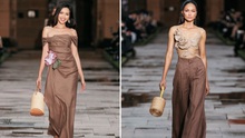 Catwalk cùng H'Hen Niê, Minh Tú ở nước ngoài, Ngọc Châu gây tranh cãi khi cười tươi