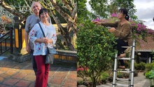 Ca sĩ Ánh Tuyết ở tuổi 62: Tận hưởng thú vui điền viên bên ông xã người Pháp trong nhà vườn ở Hội An