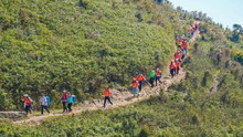 Hành trình chinh phục Fansipan ấn tượng của đoàn leo núi gần 600 người