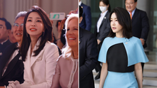 Đệ nhất phu nhân Hàn Quốc tiếp tục “gây bão” vì vẻ ngoài xinh đẹp dù đã U60, thậm chí còn tạo tranh cãi vì quá nổi bật