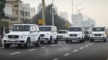 Đoàn xe 10 chiếc Mercedes-AMG G63 và Range Rover của đội vệ sĩ tháp tùng tỷ phú giàu nhất châu Á: Giá gần 4 triệu USD, thị uy trên đường phố