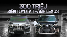 Chỉ mất 3 ngày, tốn 300 triệu, thợ Việt lột xác Toyota Alphard trông giống hệt Lexus LM giá hơn 7 tỷ, nhìn ngoài khó phân biệt nổi hàng độ