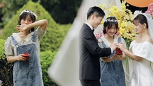 Thẩm Nguyệt (Vườn Sao Băng) biến hôn lễ bạn thân thành cảnh phim, khóc cũng đẹp như poster điện ảnh