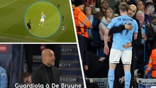 De Bruyne mất bình tĩnh, quát thầy Guardiola