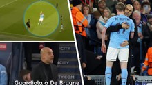 De Bruyne mất bình tĩnh, quát thầy Guardiola