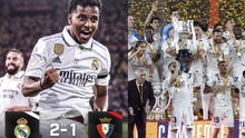 Rodrygo hóa người hùng với cú đúp ấn tượng, Real Madrid vô địch cúp nhà vua Tây Ban Nha