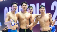 Dàn 'hotboy' 6 múi đội tuyển bơi thi đấu xuất thần giành HCV SEA Games 32