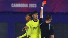 Đội nhà nhận 2 thẻ đỏ trận thua U22 Việt Nam, báo Malaysia nói gì về trọng tài?
