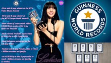 Lisa Blackpink sở hữu nhiều Kỷ lục Guinness Thế giới nhất trong K-pop
